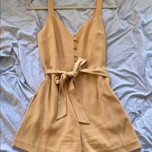 Golden Yellow Aritzia Romper